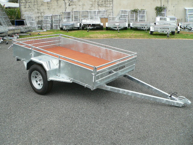 Single Axle Heavy Duty Trailer 6'x 4'