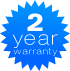 2 Year Warranty